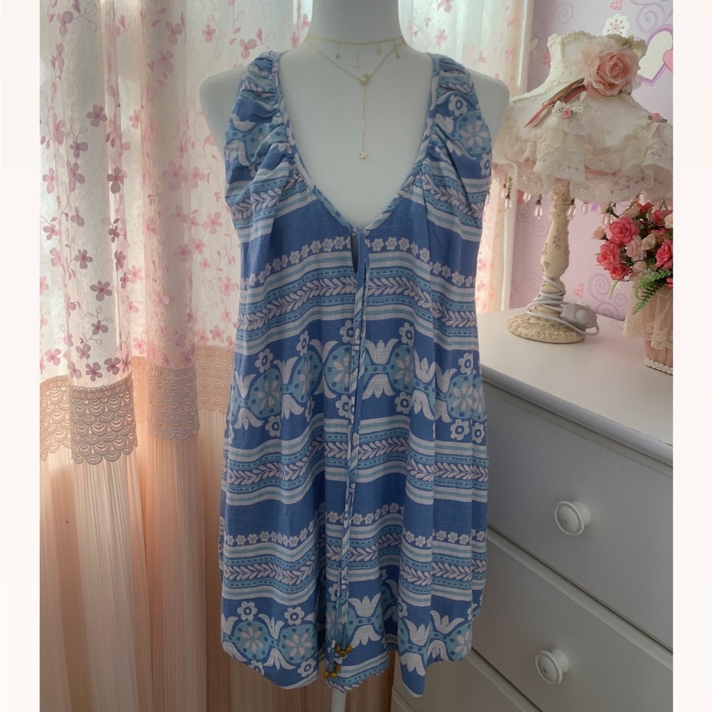 Free People Women's Fisher V-Neck Sleeveless Mini Dress - Picture 7 of 10